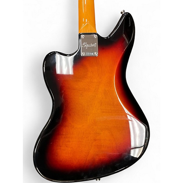 Used Squier Classic Vibe Jaguar 3 Color Sunburst Electric Bass Guitar