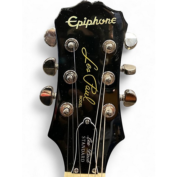Used Epiphone Les Paul Standard Black Solid Body Electric Guitar