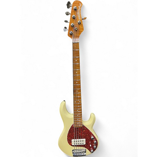 Used Ernie Ball Music Man STINGRAY 5 30TH ANNIVERSARY Cream Electric Bass Guitar