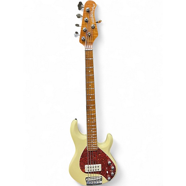 Used Ernie Ball Music Man STINGRAY 5 30TH ANNIVERSARY Cream Electric Bass Guitar