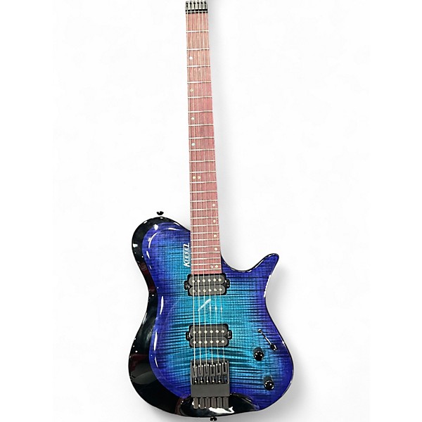 Used Kiesel Zeus Blue Solid Body Electric Guitar