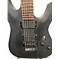 Used Schecter Guitar Research Damien Floyd Rose Black Solid Body Electric Guitar