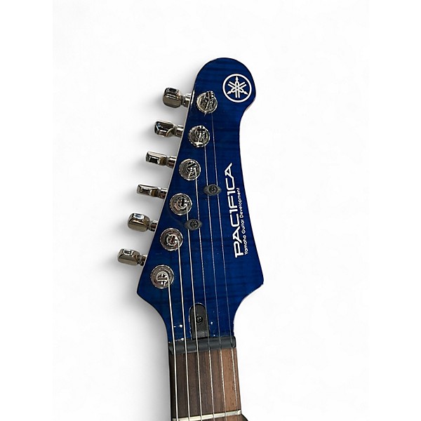 Used Yamaha Pacifica Deluxe Blue Solid Body Electric Guitar