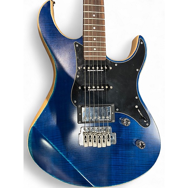 Used Yamaha Pacifica Deluxe Blue Solid Body Electric Guitar