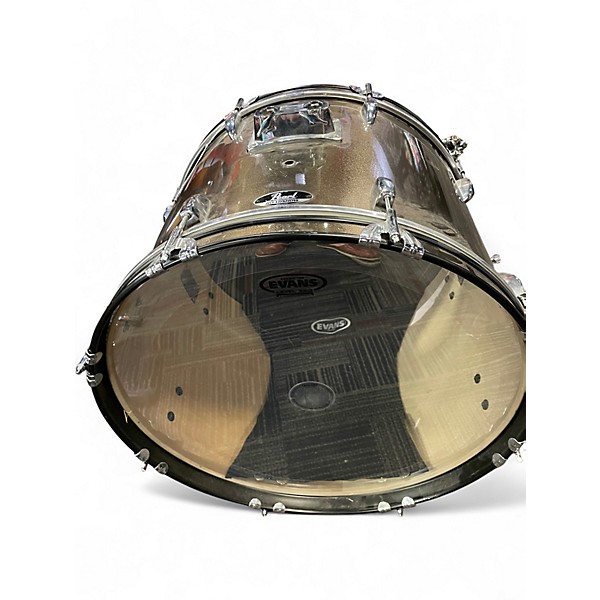 Used Evans 5 Piece PEARL ROADSHOW  Iced Tea Drum Kit