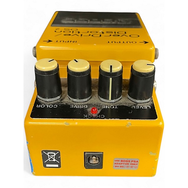 Used BOSS OS2 Overdrive Distortion Effect Pedal