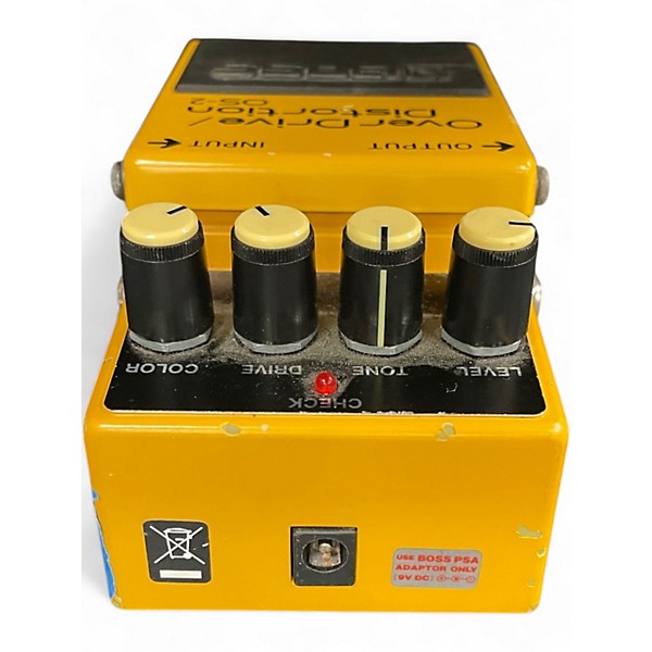 Used BOSS OS2 Overdrive Distortion Effect Pedal