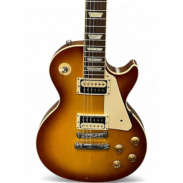 Used Gibson Les Paul Standard 2015 2 Tone Sunburst Solid Body Electric Guitar