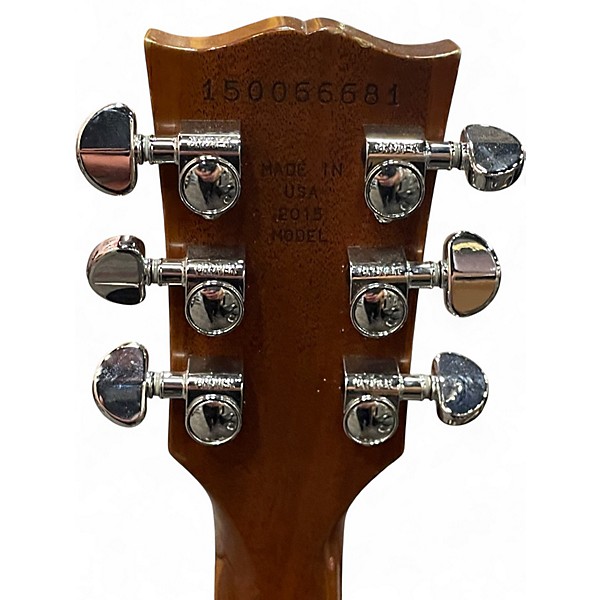 Used Gibson Les Paul Standard 2015 2 Tone Sunburst Solid Body Electric Guitar