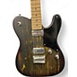 Used Harley Benton T Style Black and Yellow Solid Body Electric Guitar