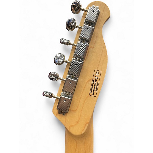 Used Harley Benton T Style Black and Yellow Solid Body Electric Guitar