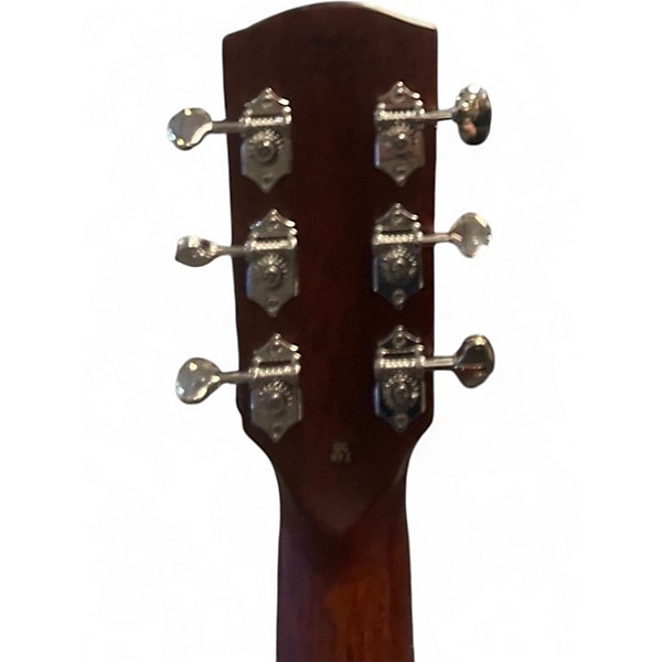 Used Alvarez MD60e Herringbone Natural Acoustic Electric Guitar