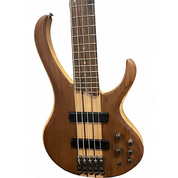 Used Ibanez BTB675 5 String Natural Electric Bass Guitar