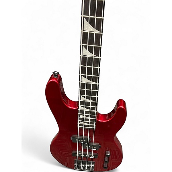 Used Jackson Minion JS1X Candy Apple Red Electric Bass Guitar