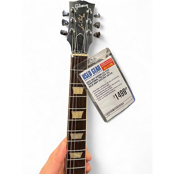 Used 2022 Gibson Les Paul Traditional Pro Iced Tea Solid Body Electric Guitar