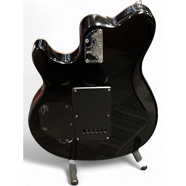 Used Sterling by Music Man Sub AX3 Axis blue fade Solid Body Electric Guitar