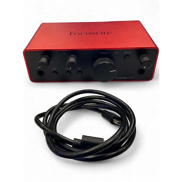 Used Focusrite Scarlett Solo Audio Interface