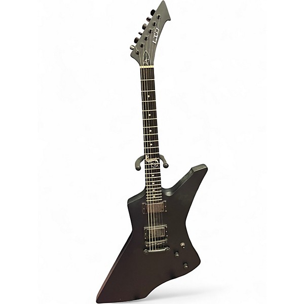 Used ESP LTD James Hetfield Snakebyte Electric Guitar Satin Black Black Solid Body Electric Guitar