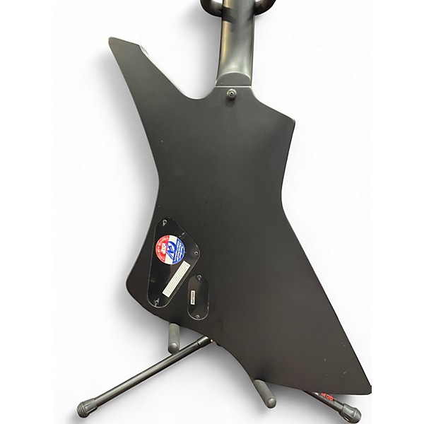 Used ESP LTD James Hetfield Snakebyte Electric Guitar Satin Black Black Solid Body Electric Guitar