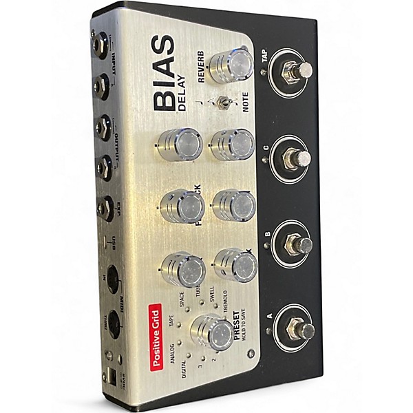 Used Positive Grid Bias Delay Effect Pedal