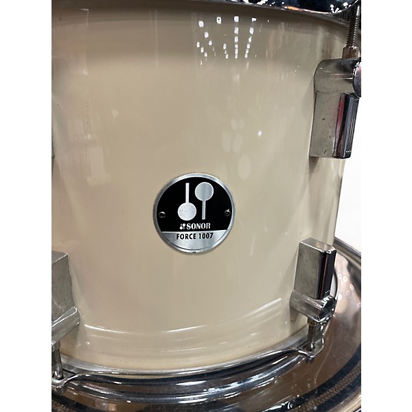 Used SONOR 3 Piece FORCE 1007 Alpine White Drum Kit
