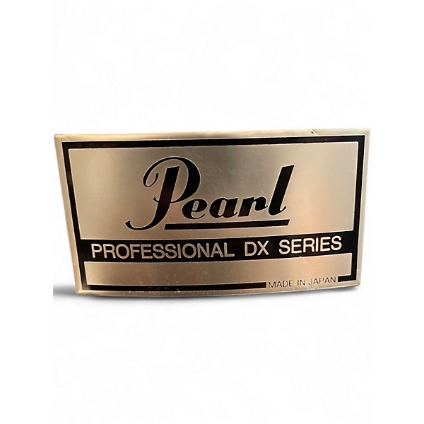 Used Pearl 6 Piece PROFESSIONAL DX SERIES Chrome Silver Drum Kit