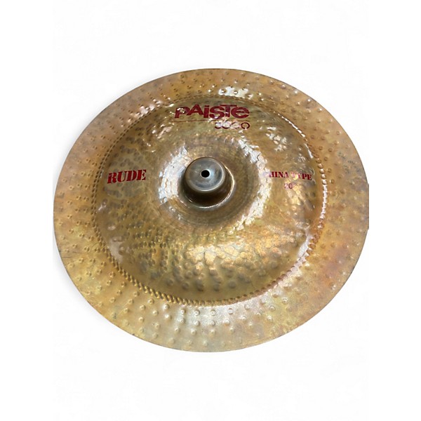 Used Paiste 20in 3000 RUDE CHINA-TYPE Cymbal