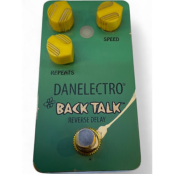 Used Danelectro Back Talk Reverse Delay Effect Pedal