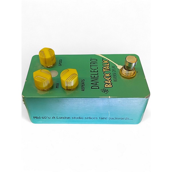 Used Danelectro Back Talk Reverse Delay Effect Pedal