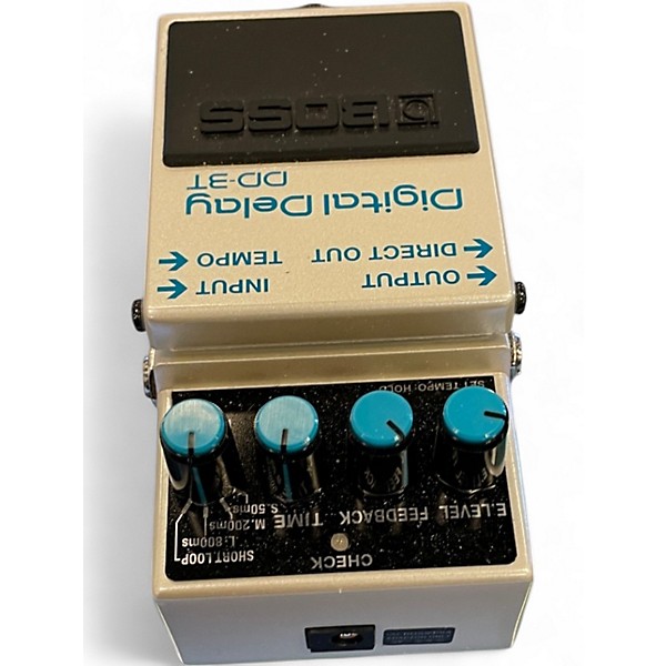 Used BOSS DD3T Digital Delay Effect Pedal