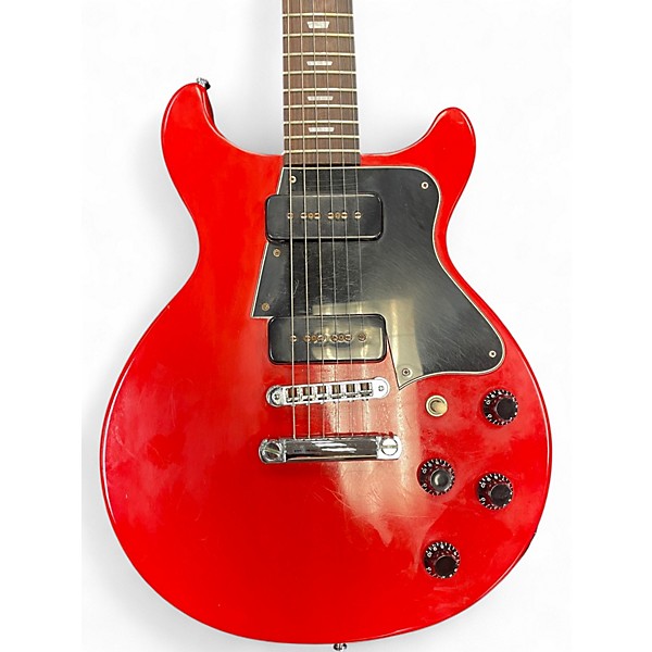 Used 2001 Gibson Les Paul Special Double Cut Ferrari Red Solid Body Electric Guitar