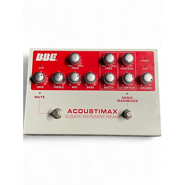 Used BBE Acoustimax Sonic Maximizer/Preamp Pedal Guitar Preamp