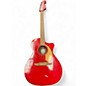 Used Fender Newporter Player Candy Apple Red Acoustic Electric Guitar thumbnail