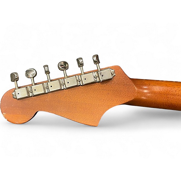 Used Fender Newporter Player Candy Apple Red Acoustic Electric Guitar