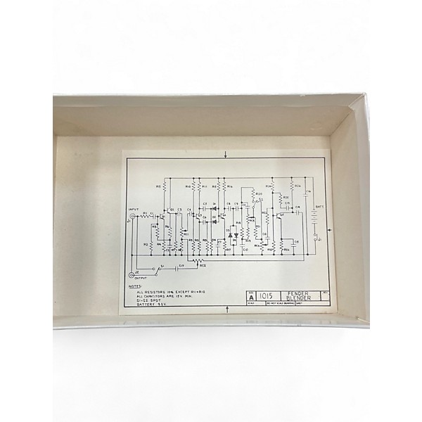 Vintage 1971 Fender Blender Effect Pedal