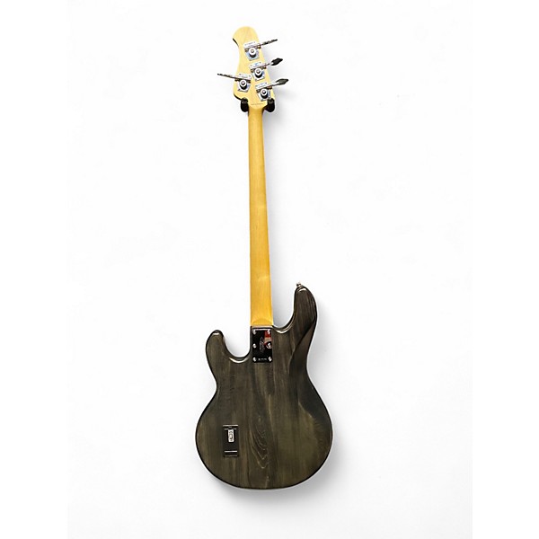 Used Sterling by Music Man Sub 4 Trans Gray Electric Bass Guitar