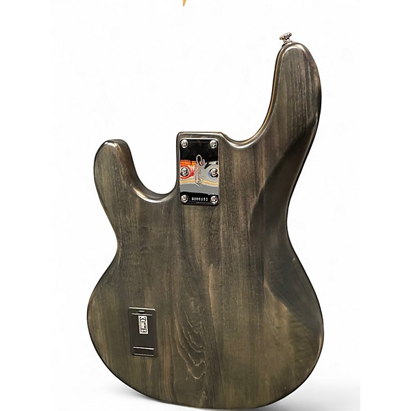 Used Sterling by Music Man Sub 4 Trans Gray Electric Bass Guitar