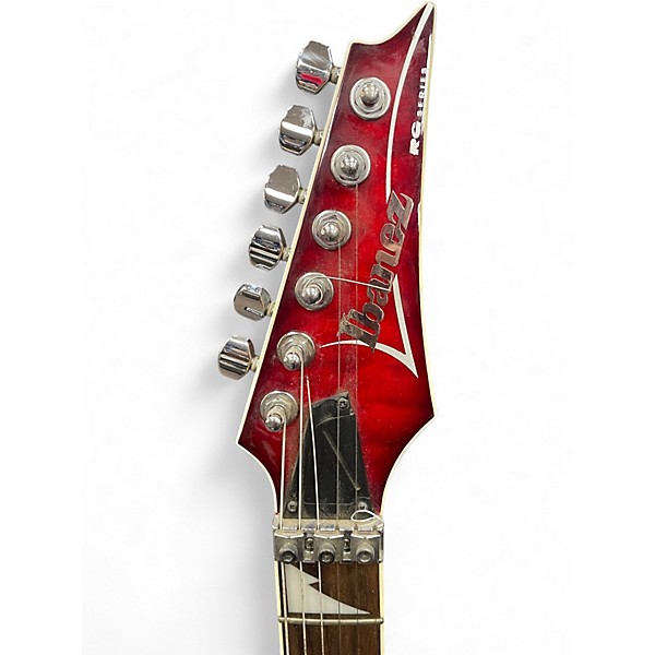 Used Ibanez RG4EXQM1 Candy Apple Red Solid Body Electric Guitar