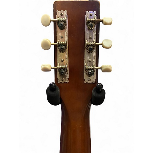 Used Harmony H-6341 Tobacco Sunburst Acoustic Guitar