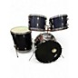 Used Leedy 4 Piece 1965  BLUE SPARKLE PEARL Drum Kit thumbnail