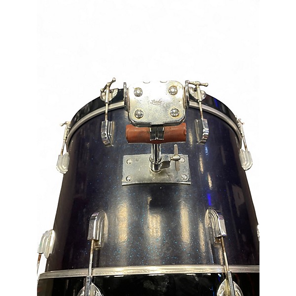 Used Leedy 4 Piece 1965  BLUE SPARKLE PEARL Drum Kit