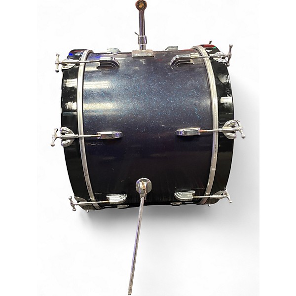 Used Leedy 4 Piece 1965  BLUE SPARKLE PEARL Drum Kit