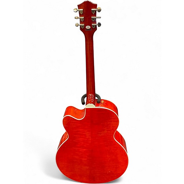 Used Gretsch Guitars G5022CE Rancher Jumbo Red Acoustic Electric Guitar