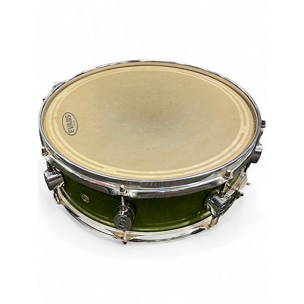 Used PDP by DW 14in X7 SNARE GREEN SPARKLE Drum