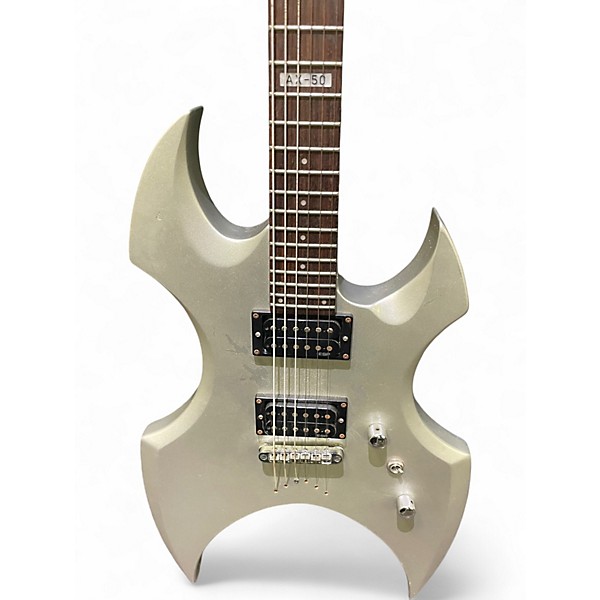 Used ESP LTD AX50 Metallic Gray Solid Body Electric Guitar