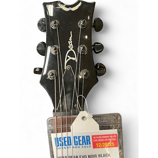 Used Dean EVO Noir Black Solid Body Electric Guitar