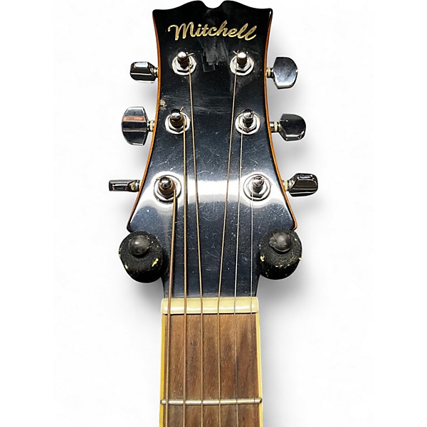 Used Mitchell MD100CE Natural Acoustic Electric Guitar