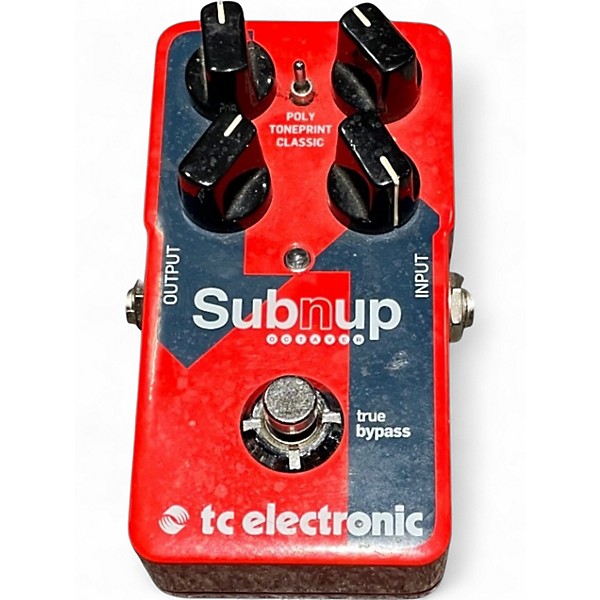 Used TC Electronic Sub N Up Octaver Effect Pedal