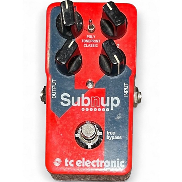 Used TC Electronic Sub N Up Octaver Effect Pedal