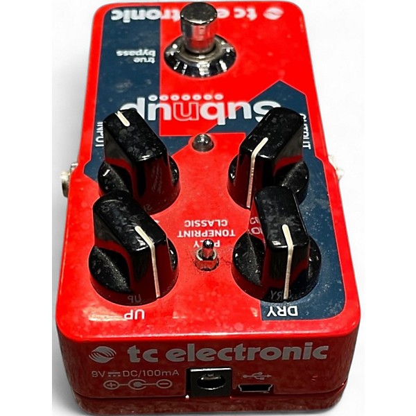 Used TC Electronic Sub N Up Octaver Effect Pedal